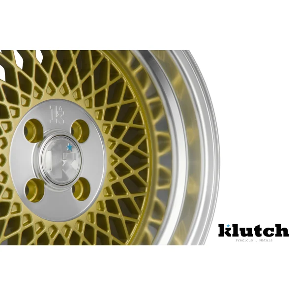Klutch SL1 15x8,5 ET17 4x100 Gold w/ Machined Lip